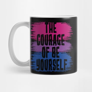 The Courage Of Be Yourself, Bisexual Flag Mug